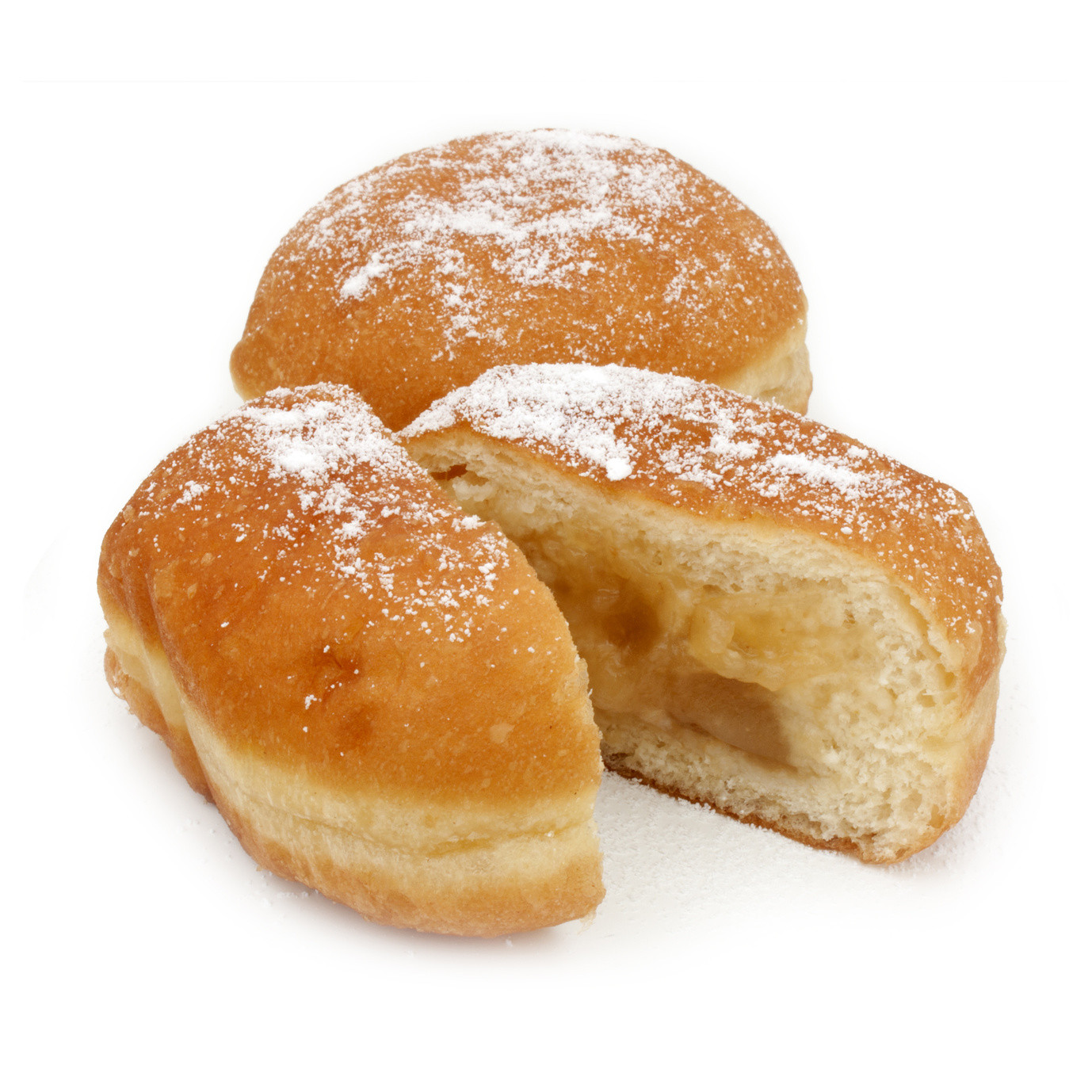 Beignet fourré aux pommes